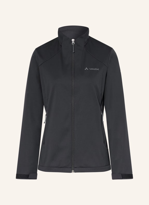 VAUDE Softshell-jas EVERHIKE ZWART