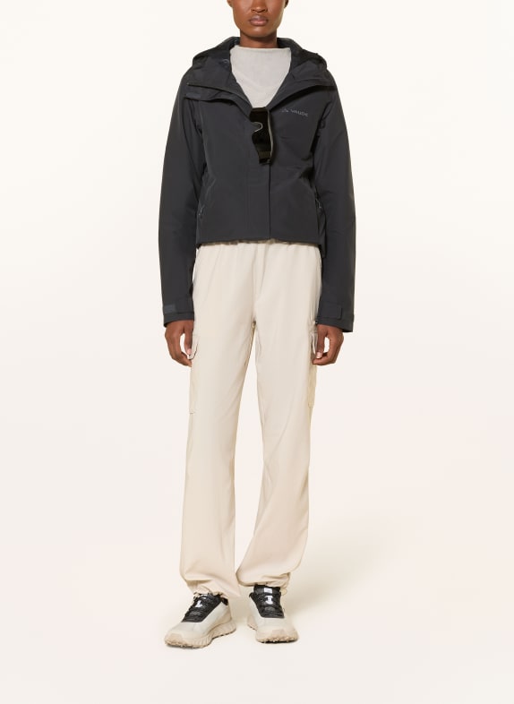 VAUDE Regenjas STRATHCONA ZWART