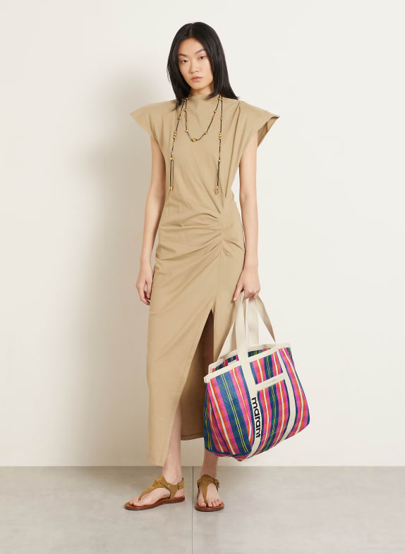ISABEL MARANT Shopper DARWEN CRÈME / ROZE / BLAUW