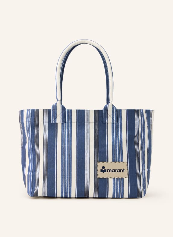 ISABEL MARANT Shopper YENKY CRÈME / ZILVER / BLAUW