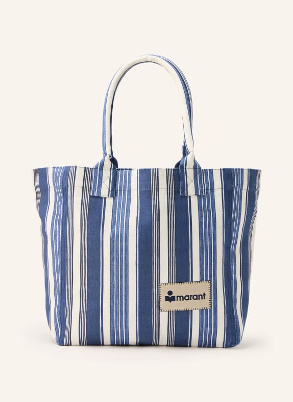ISABEL MARANT Shopper YENKY SMALL CRÈME / DONKERBLAUW / BLAUW