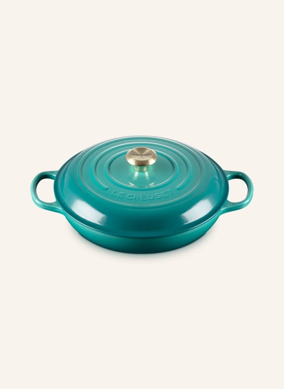 LE CREUSET Bräter SIGNATURE Bleu Riviera