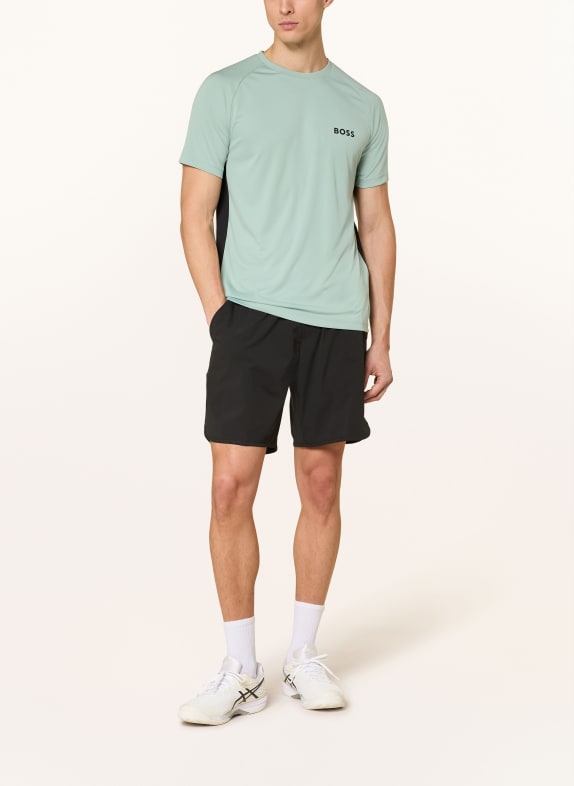 BOSS T-shirt LICHTGROEN