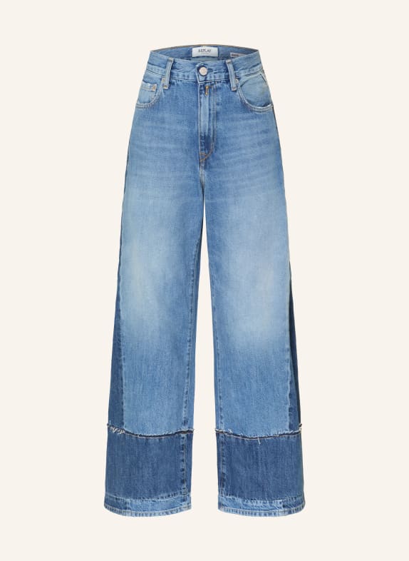 REPLAY Jean à jambes larges IDALYA 009 MEDIUM BLUE