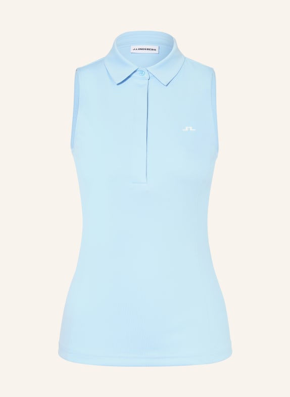 J.LINDEBERG Funkcjonalna koszulka polo JASNONIEBIESKI