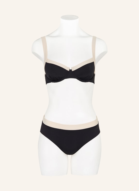 Marc O'Polo Bikini-top met beugels ZWART / CRÈME