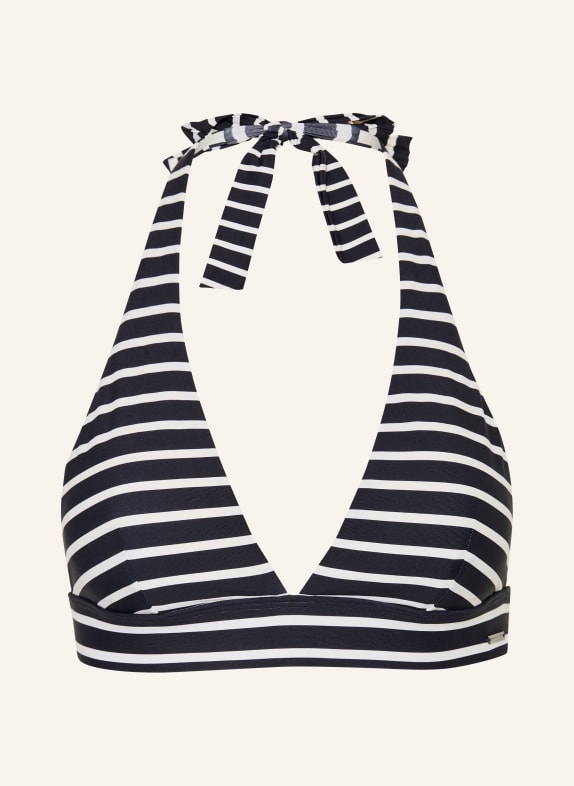 Marc O'Polo Bikinitop met halternek DONKERBLAUW / WIT