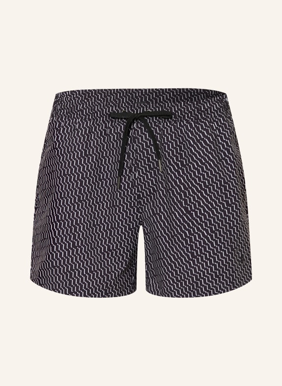 Marc O'Polo szorty kąpielowe CZARNY / BIAŁY