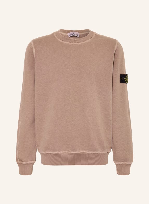 STONE ISLAND JUNIOR mikina SVĚTLE HNĚDÁ