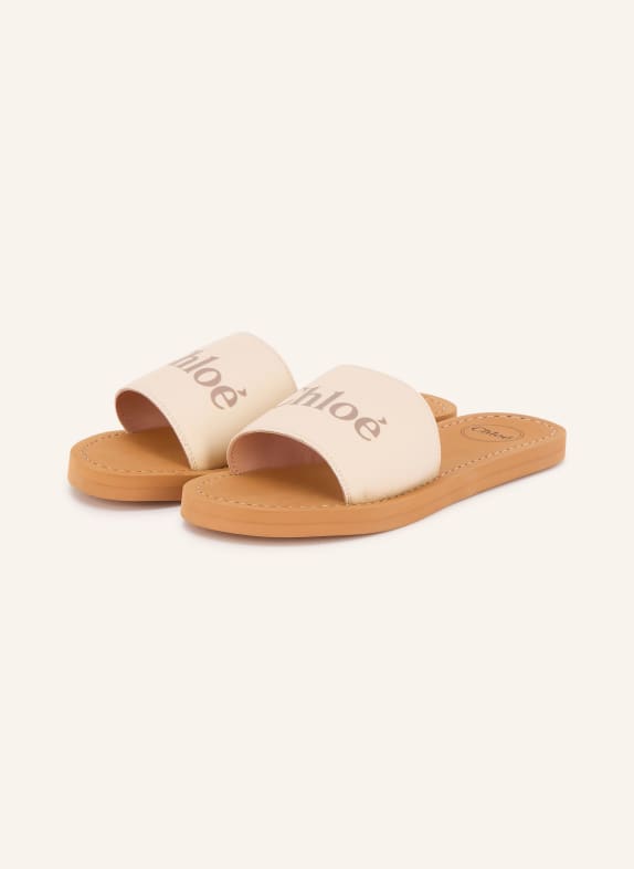 Chloé Slippers 117 GEBROCHENES WEISS