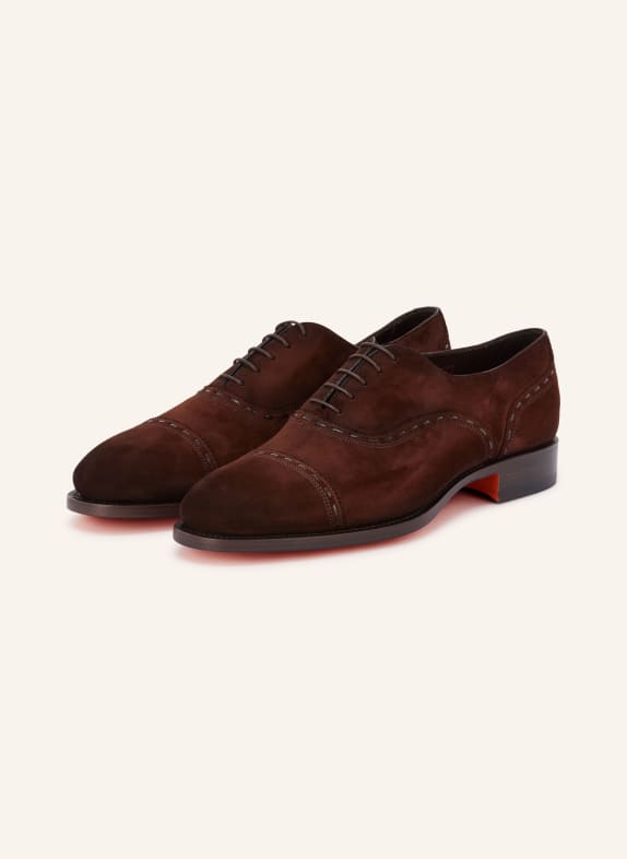 Santoni Veterschoen IMPERIAL MARRON FONCÉ