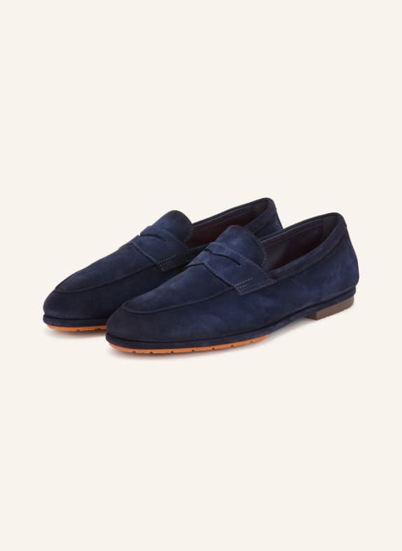 Santoni Mocassins CARLO BLEU FONCÉ