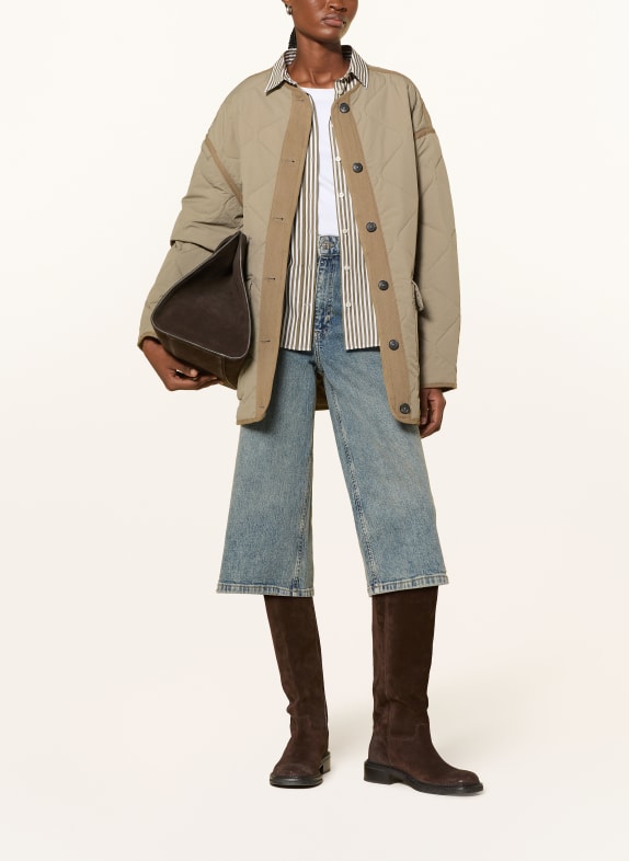 WITHBLACK Steppjacke SANDY OLIV