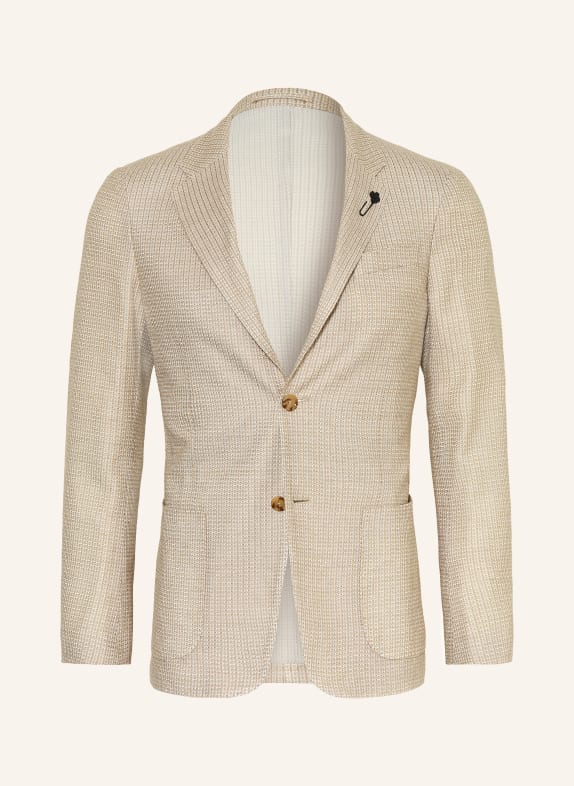 LARDINI Veste coupe extra slim BEIGE