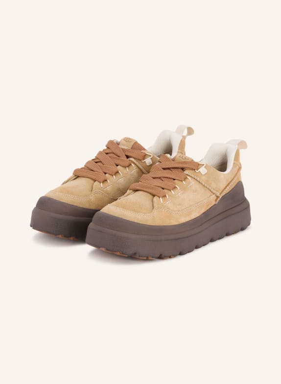 UGG HERITAGE UTILITY Sneakers LIGHT BROWN / DARK BROWN