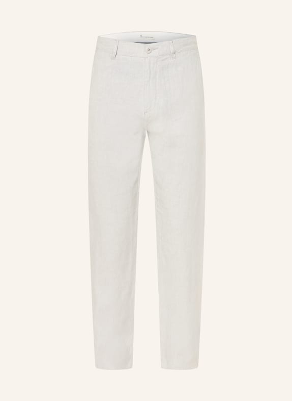 KnowledgeCotton Apparel CHUCK Linen Chinos LIGHT GRAY