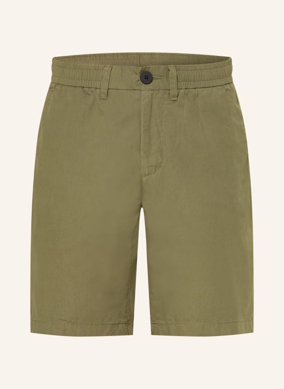 KnowledgeCotton Apparel FIG Loose Fit Shorts OLIVE