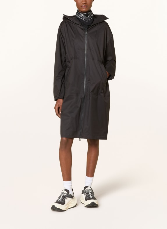 JEANNE BARET Regenmantel KENZIA SCHWARZ