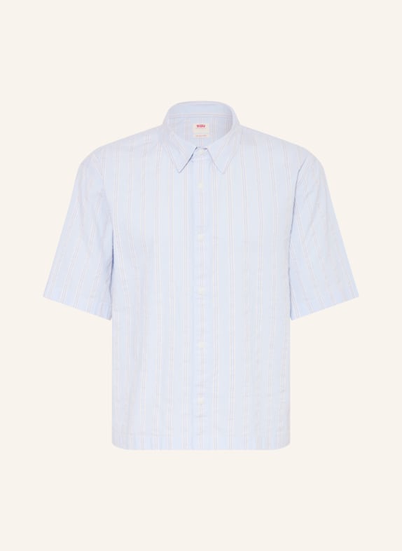 Levi's® Kurzarm-Hemd Relaxed Boxy Fit HELLBLAU / ECRU