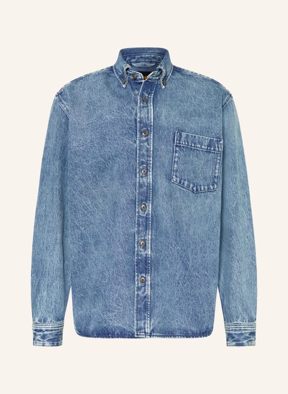 BOSS Jeanshemd Comfort Fit BLAUW