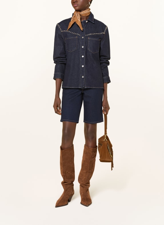Levi's® Jeans-bermuda's SHAPING BERMUDA 05 Dark Indigo - Flat Finish