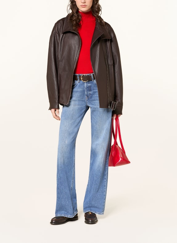 Dondup Wide Leg Jeans JACKLYN 800 mittelblau