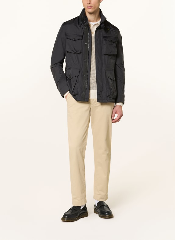 Blauer Fieldjacket ABBOTSFORD SCHWARZ