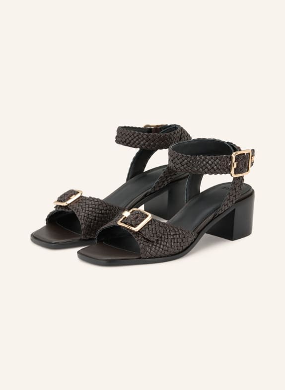 BOSS CHARLIZE Ankle Boots BLACK / GOLD