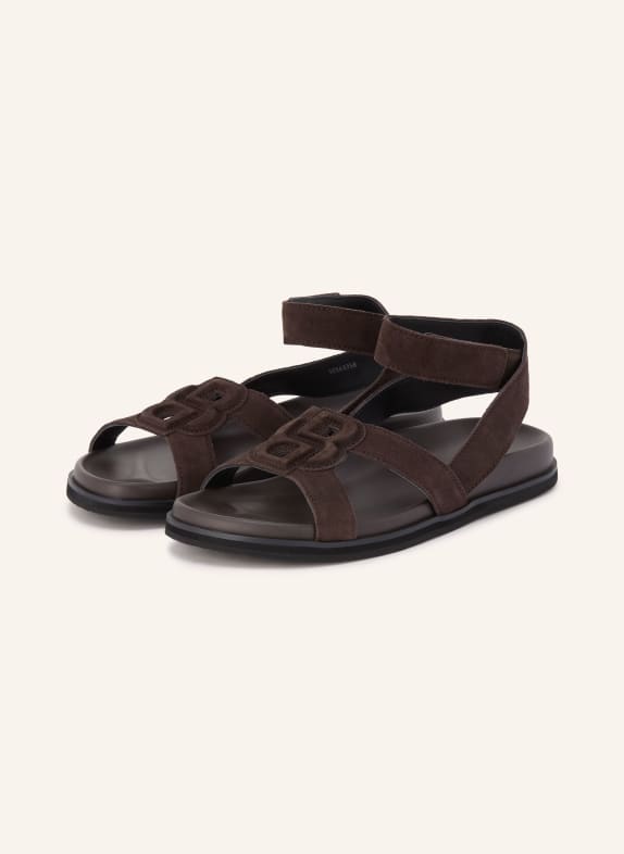 BOSS Sandalen FREYAH MARRON FONCÉ