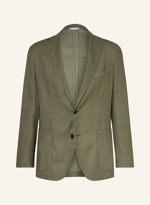 BOGLIOLI Colbert met normale pasvorm OLIJF