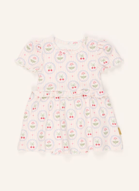 HUST and CLAIRE Sukienka z dżerseju HCKRISTI ECRU / JASNORÓŻOWY / JASNONIEBIESKI