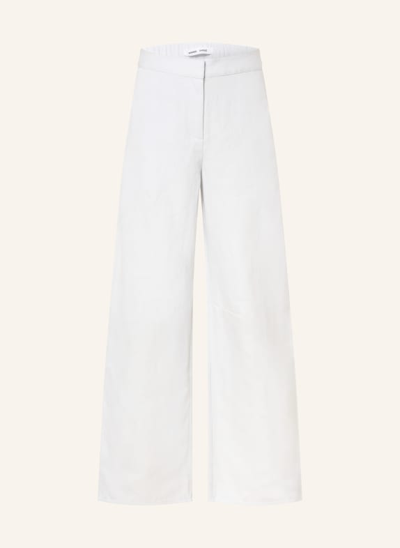 SAMSØE  SAMSØE Jean à jambes larges SAROKO avec lin CLR002583 Gray Dawn Mel.