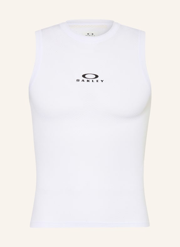 OAKLEY Radtop ENDURANCE SLEEVELESS BASE LAYER WHITE / BLACK