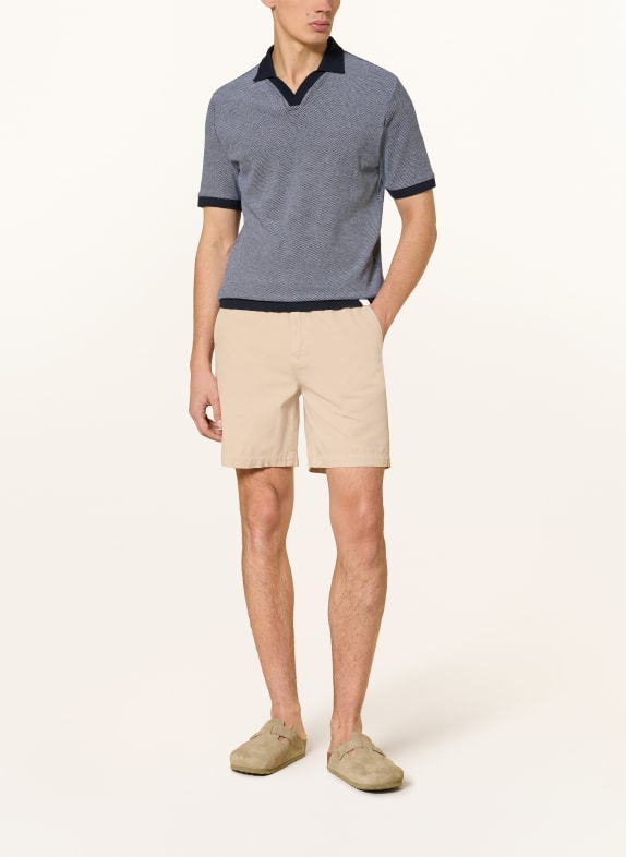 NOWADAYS Tricou polo din jersey ALBASTRU ÎNCHIS / ALB