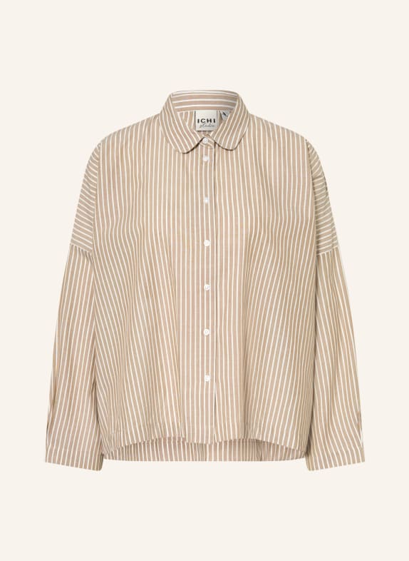 ICHI Hemdbluse IHGILEY CAMEL / ECRU