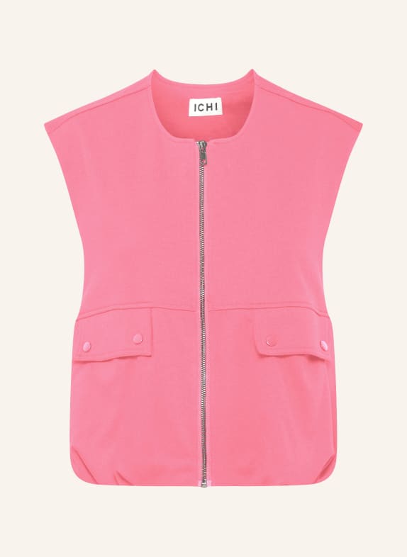 ICHI IXKATE jersey vest PINK