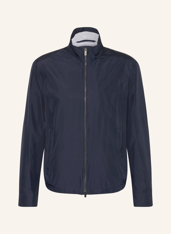 PAUL & SHARK Zijden blouson DONKERBLAUW