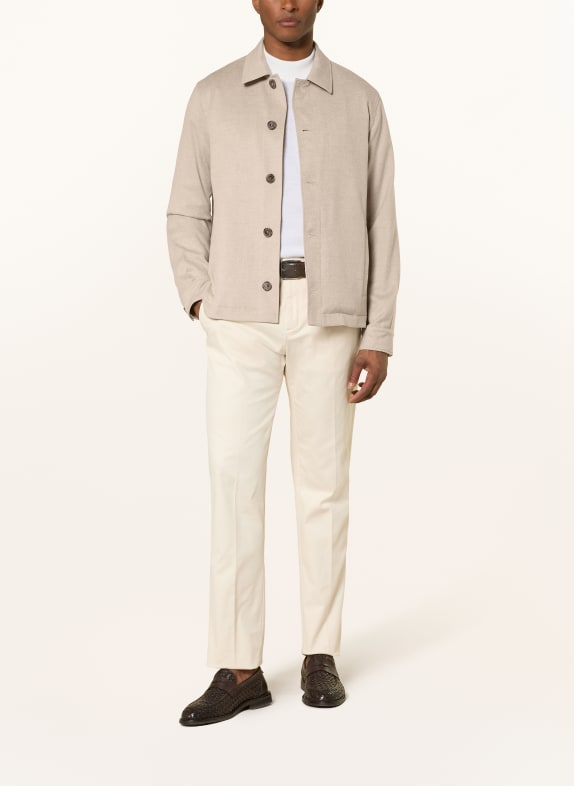 PAUL & SHARK Omkeerbaar overjacket van kasjmier BEIGE