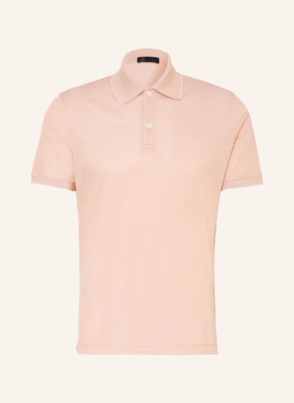 PAUL & SHARK Piqué-Poloshirt mit Seide LACHS