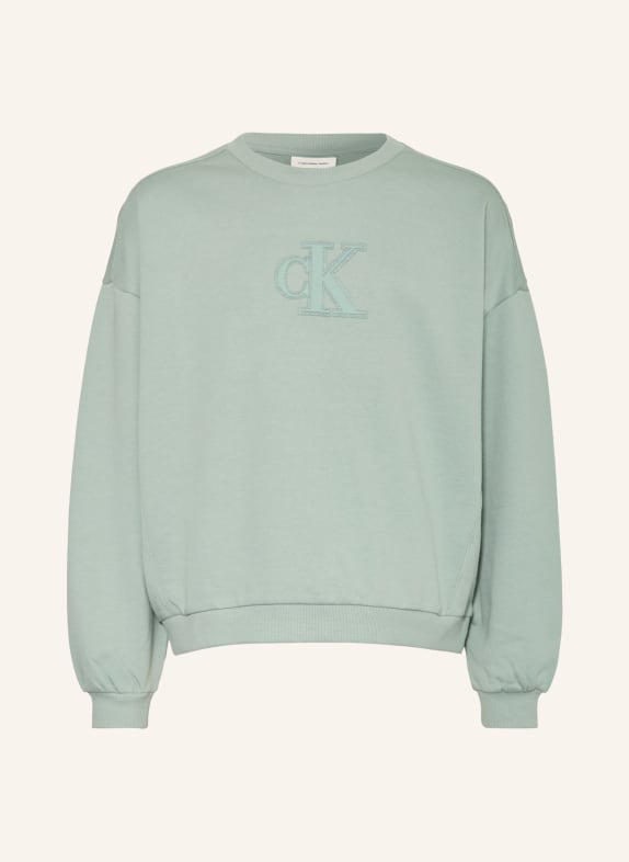Calvin Klein sweat-shirt VERT CLAIR