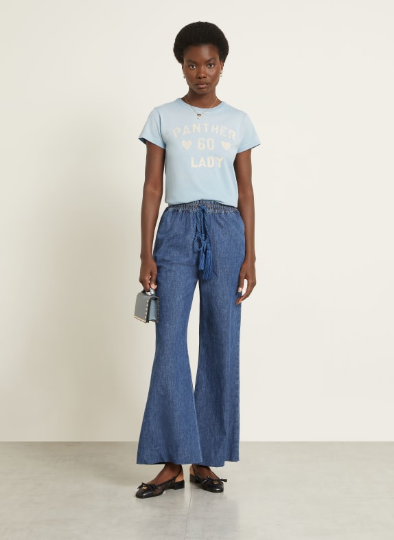 VALENTINO T-shirt LICHTBLAUW