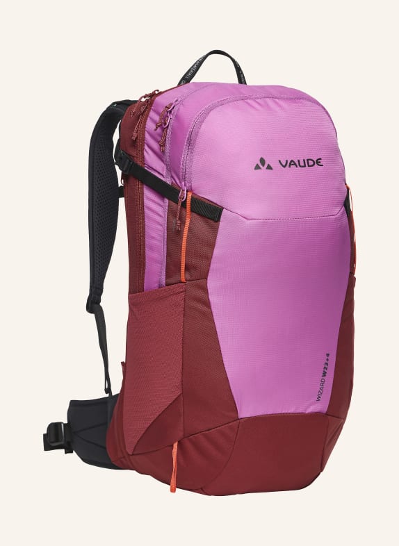 VAUDE Plecak WIZARD 22+4 26 l CIEMNOCZERWONY / MOCNORÓŻOWY / CZERWONY