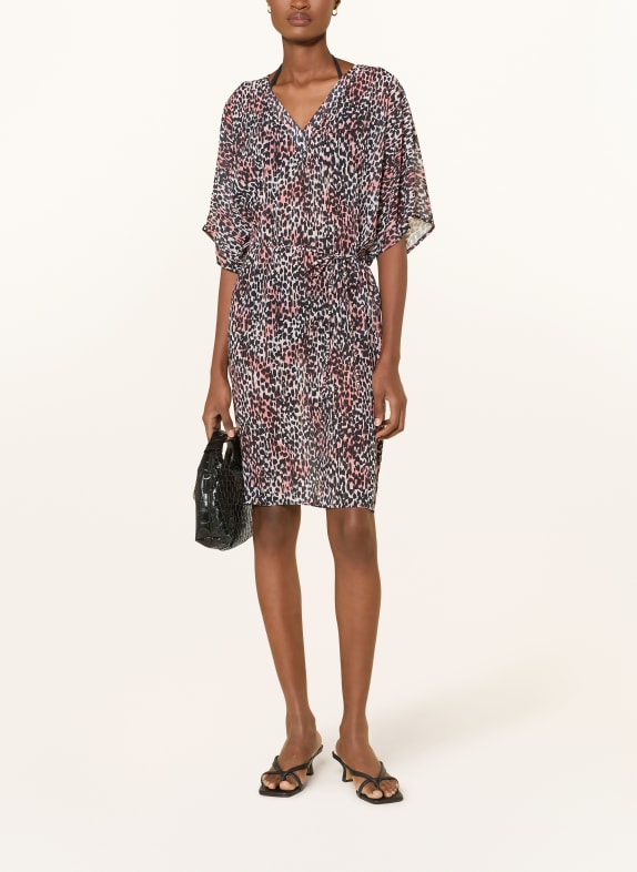 CYELL Strandkleid CHEETAH CHIC SCHWARZ / HELLROT / WEISS