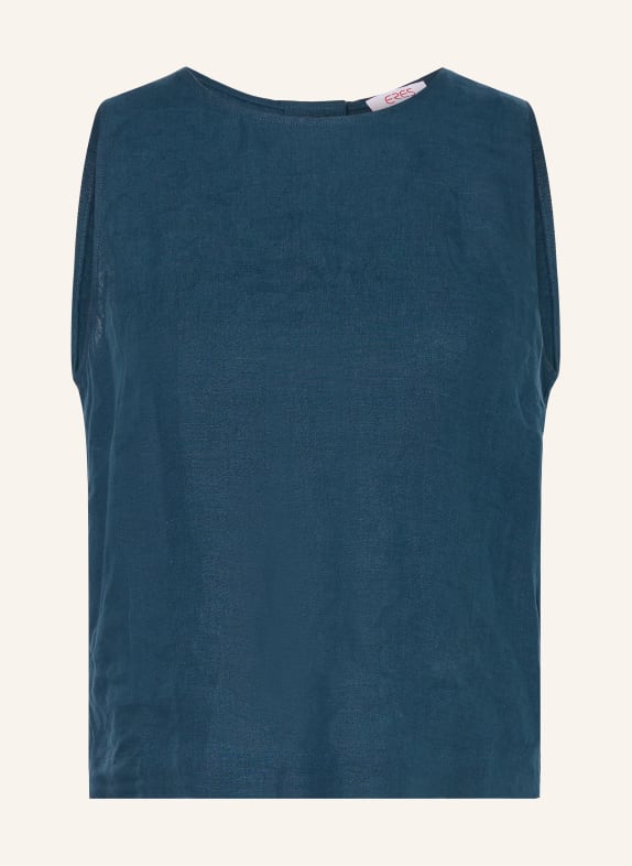 ERES Top en lin RAVIE BLEU PÉTROLE