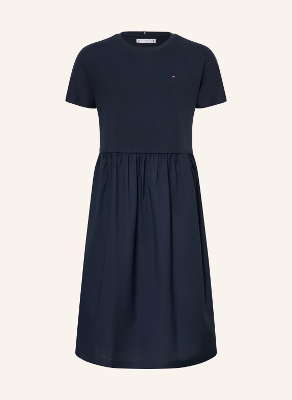 TOMMY HILFIGER robe en jersey BLEU FONCÉ