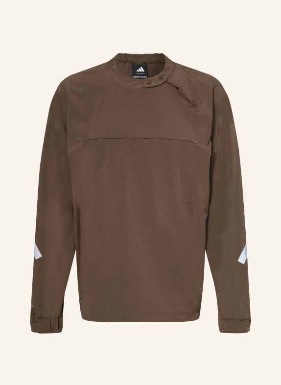 adidas Kurtka Z.N.E. UNIFORM CIEMNOBRĄZOWY