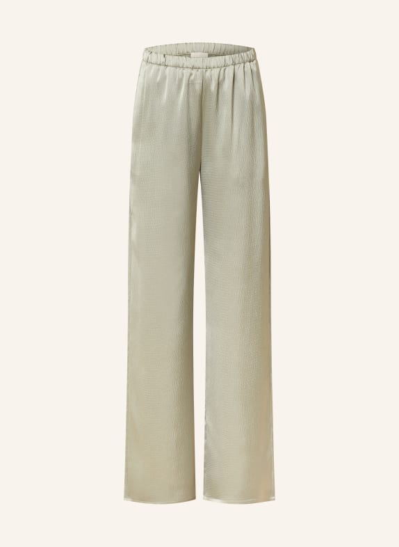 Calvin Klein Marlenehose HAMMERED HELLGRÜN