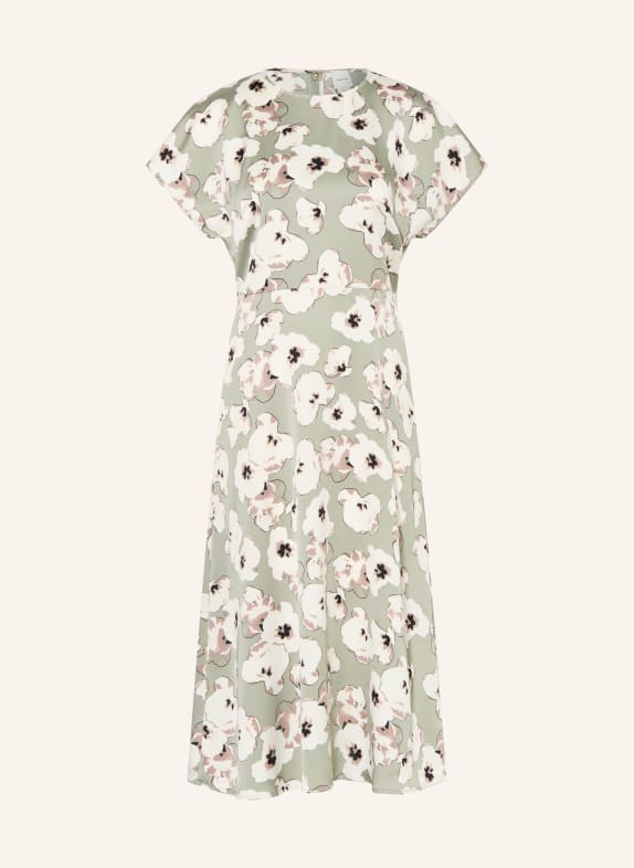 Calvin Klein robe en satin VERT CLAIR / TAUPE / BLANC