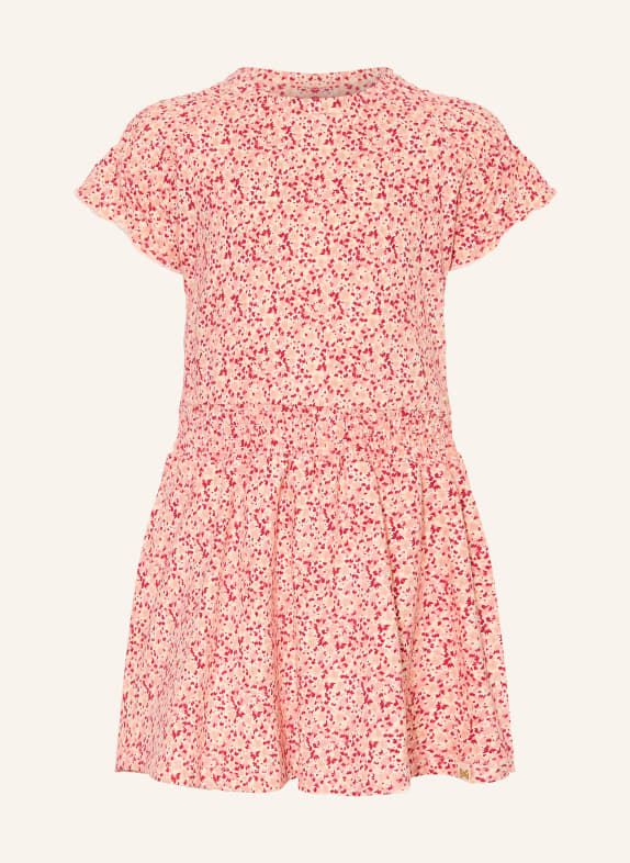 Koko Noko Kleid BEIGE / DUNKELROT / HELLORANGE