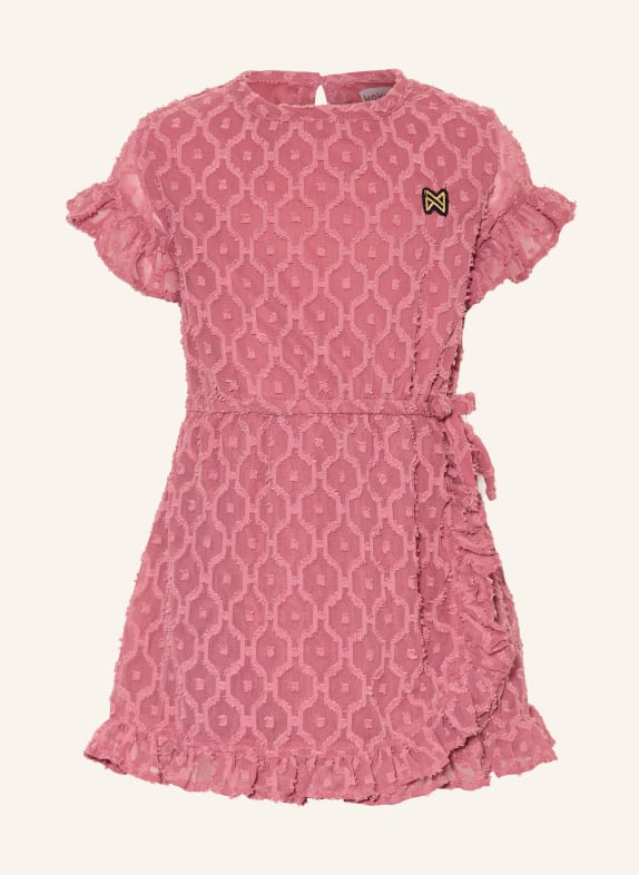 Koko Noko Kleid in Wickeloptik mit Rüschen ALTROSA